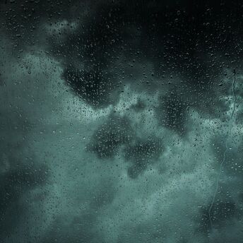 Rain and low visibility affecting travel conditions