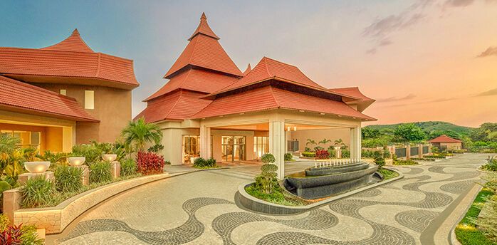 The Westin Jaipur Kant Kalwar Resort exterior near Aravalli hills