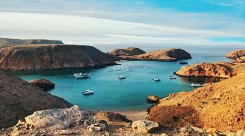 Coastal landscape near Muscat in Oman