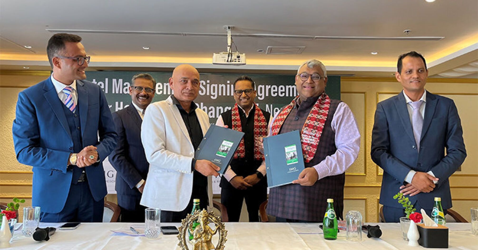 IHG and local partners signing hotel agreement in Dhangadhi