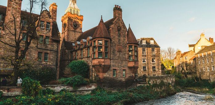 Edinburgh cityscape near the Royal Mile