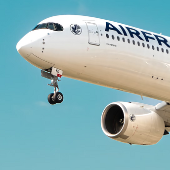 Air France aircraft preparing to land