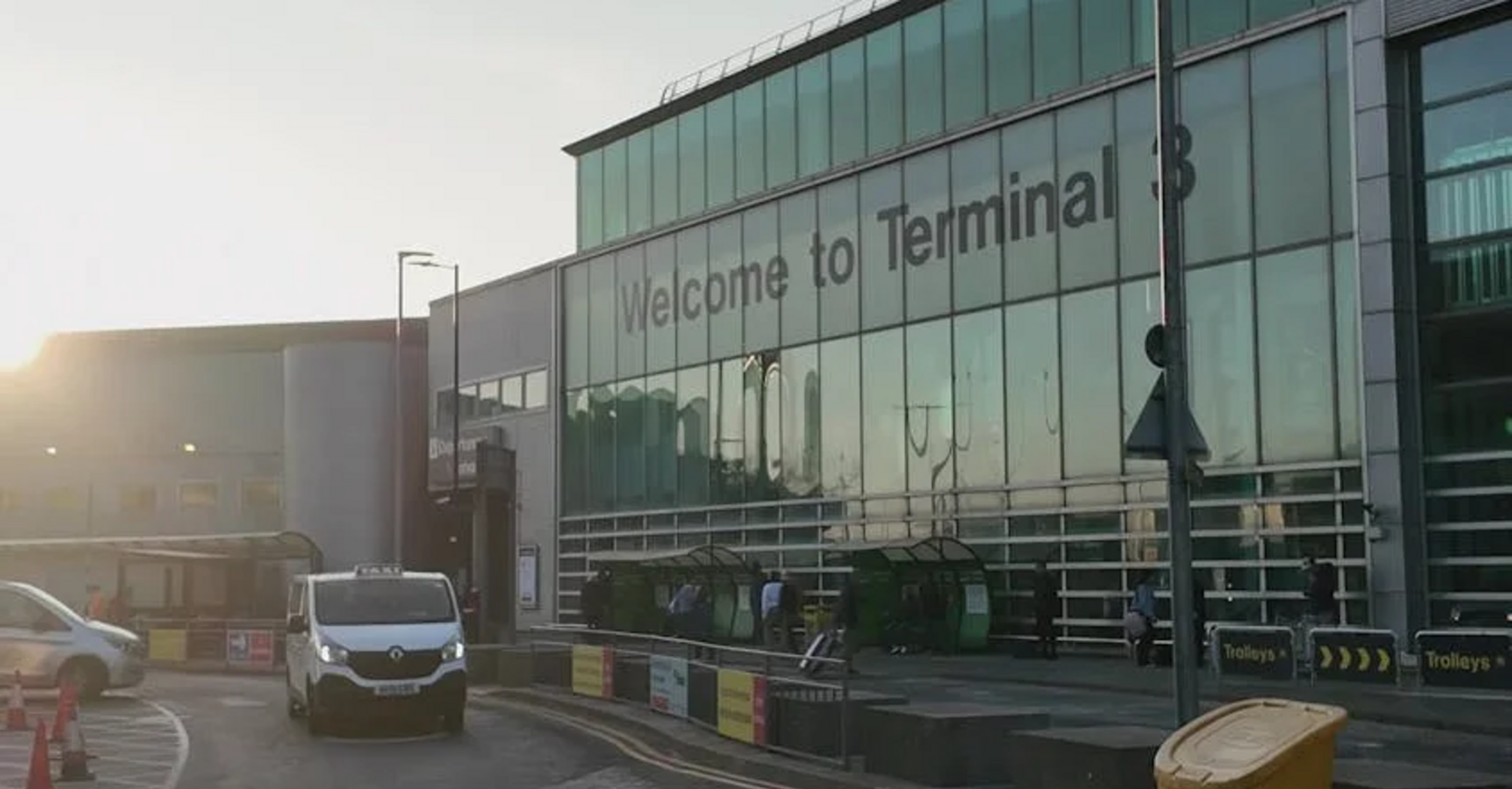 Entrance to Terminal 3 at Manchester Airport