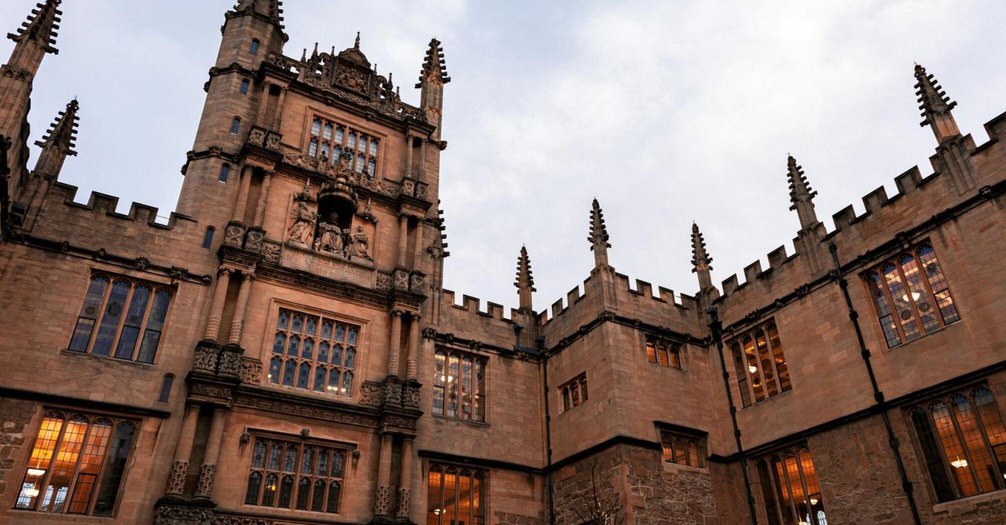 Historic Bodleian Library building in Oxford