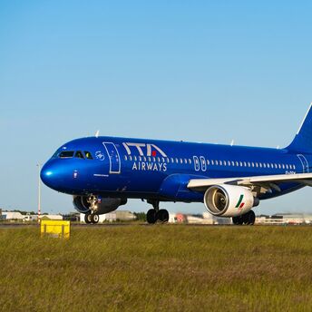 ITA Airways plane on runway