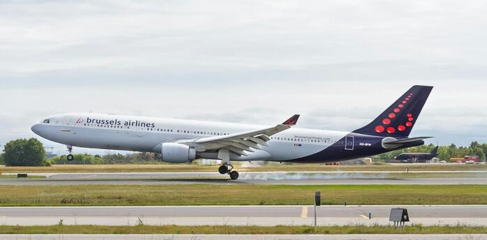 Brussels Airlines long-haul aircraft operating African routes