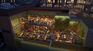 Freight Island rooftop food and entertainment space in Leeds