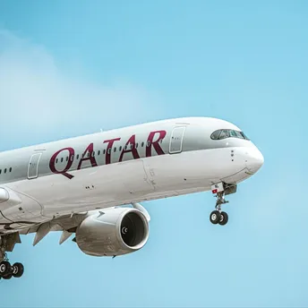 Qatar Airways aircraft operating regional Middle East services