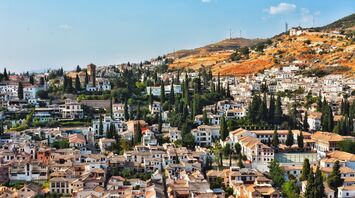 Granada's hillside neighbourhoods and historic buildings