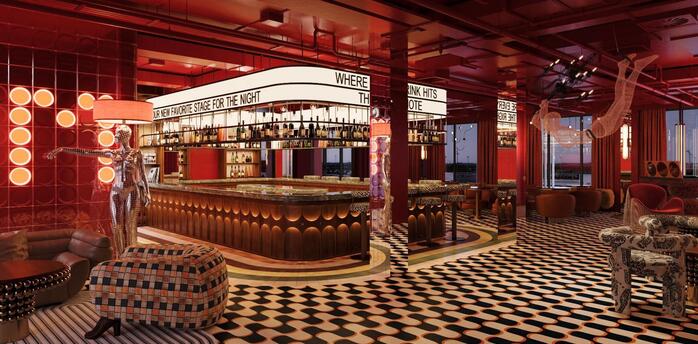 Tempo by Hilton Munich Airport Arena bar interior