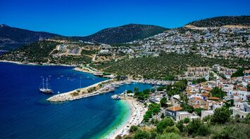 Coastal view of Antalya on the Turkish Riviera
