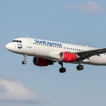 SunExpress aircraft operating overnight service between Manchester and Dalaman
