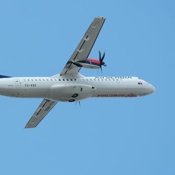 Air Serbia aircraft in flight