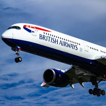 British Airways aircraft preparing for departure