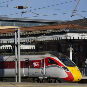 LNER Azuma train at York station