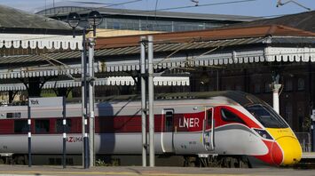 LNER Azuma train at York station