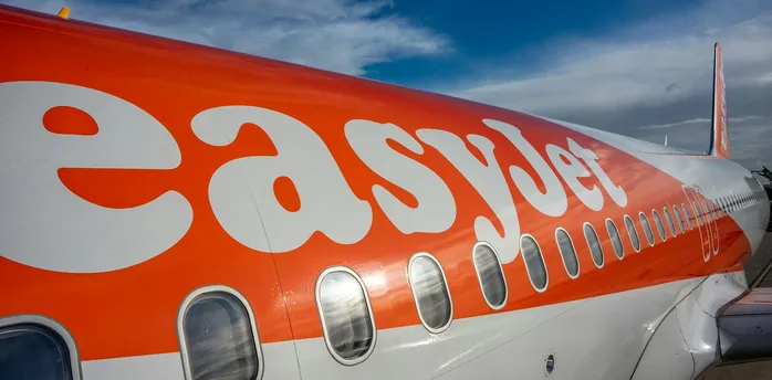 easyJet aircraft on the runway