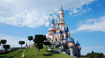 Disneyland Paris Sleeping Beauty Castle in the park