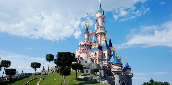 Disneyland Paris Sleeping Beauty Castle in the park