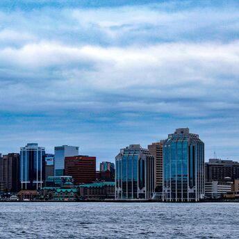 Halifax skyline viewed across the harbour