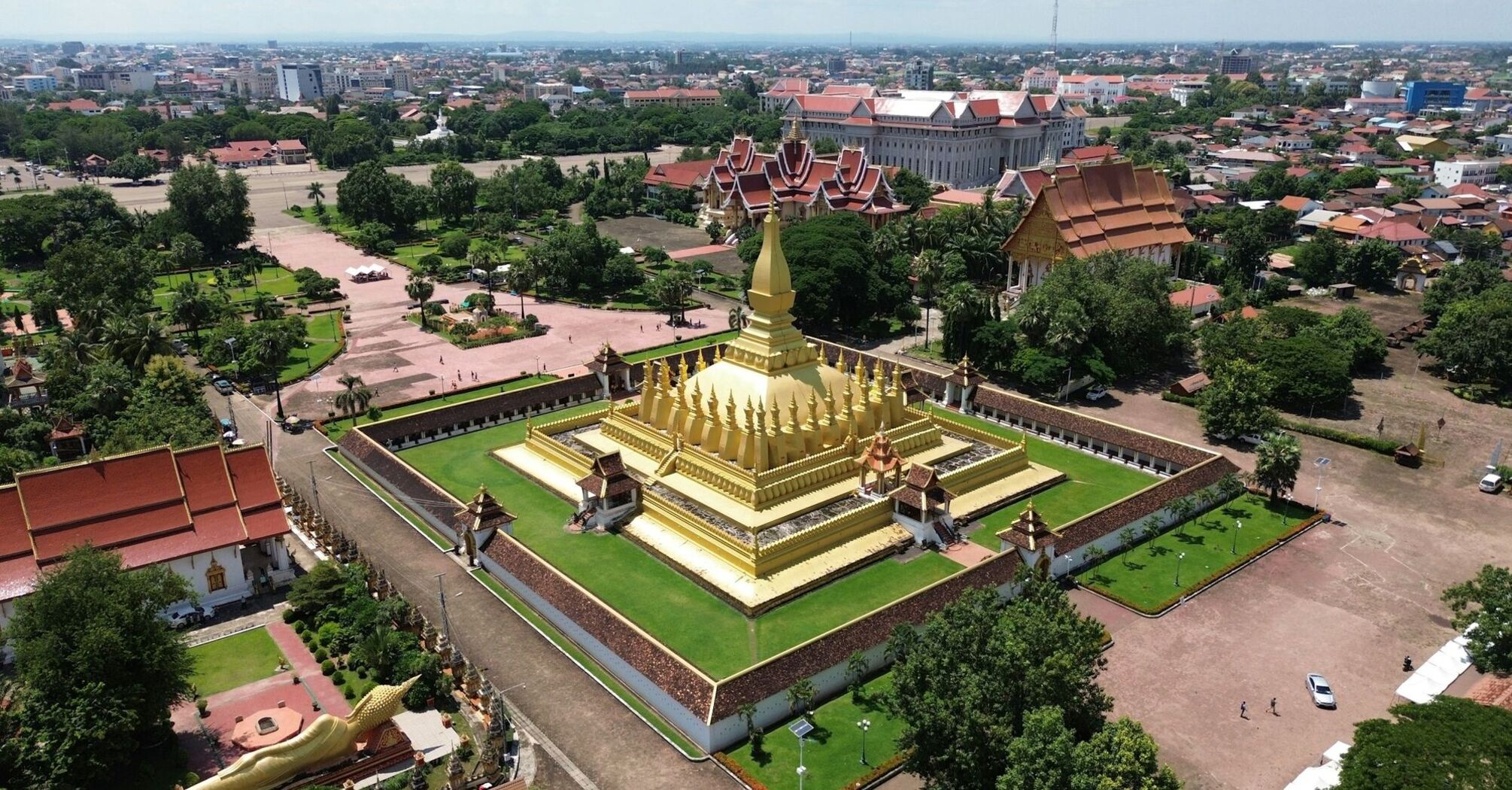 Pha That Luang temple complex in Vientiane