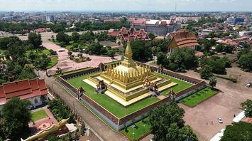Pha That Luang temple complex in Vientiane