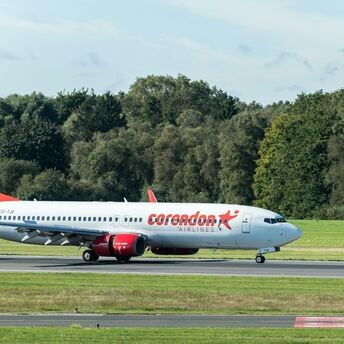 Corendon Airlines aircraft operating European route