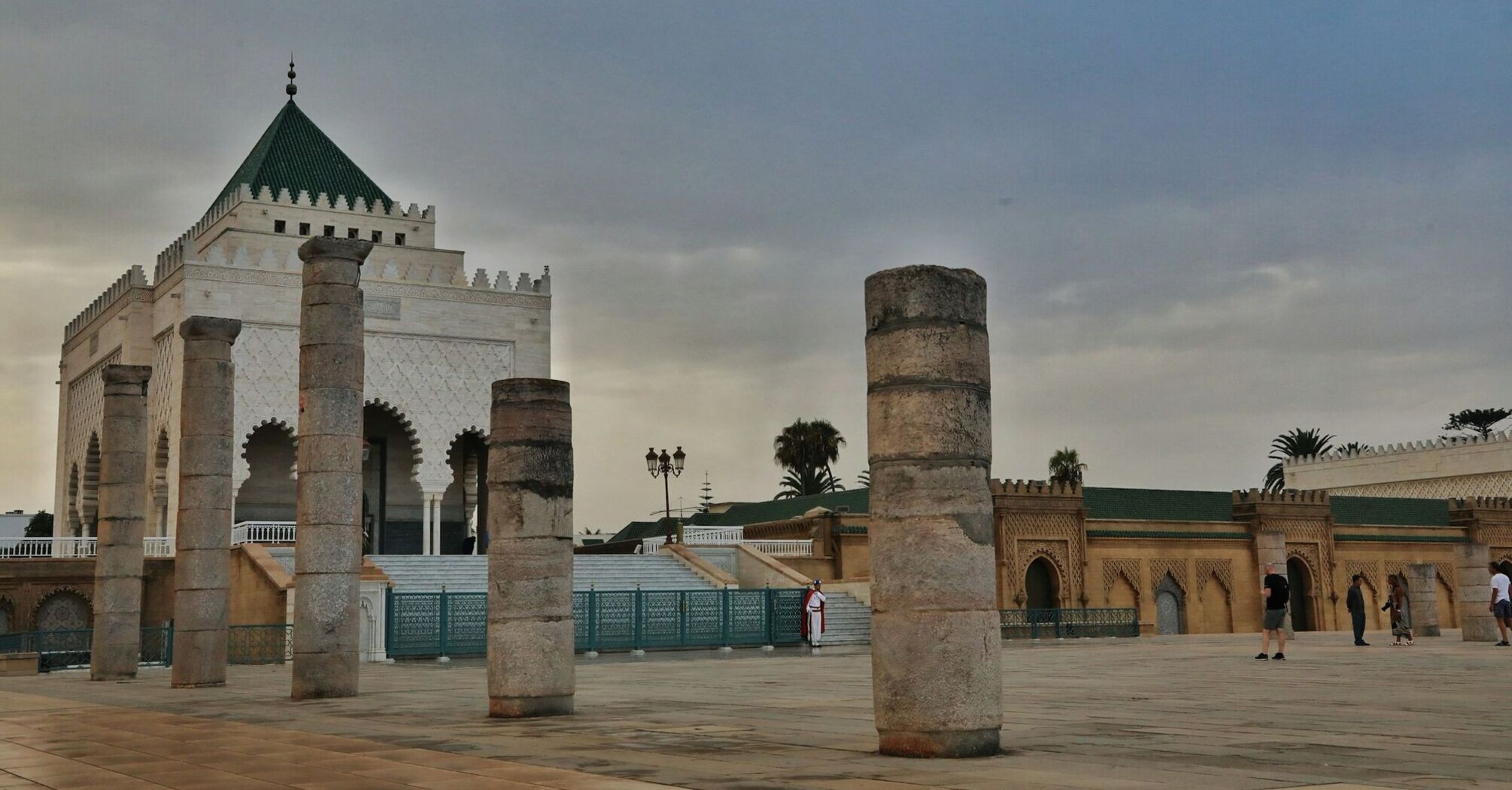 Hassan Tower and historic architecture in Rabat, Morocco