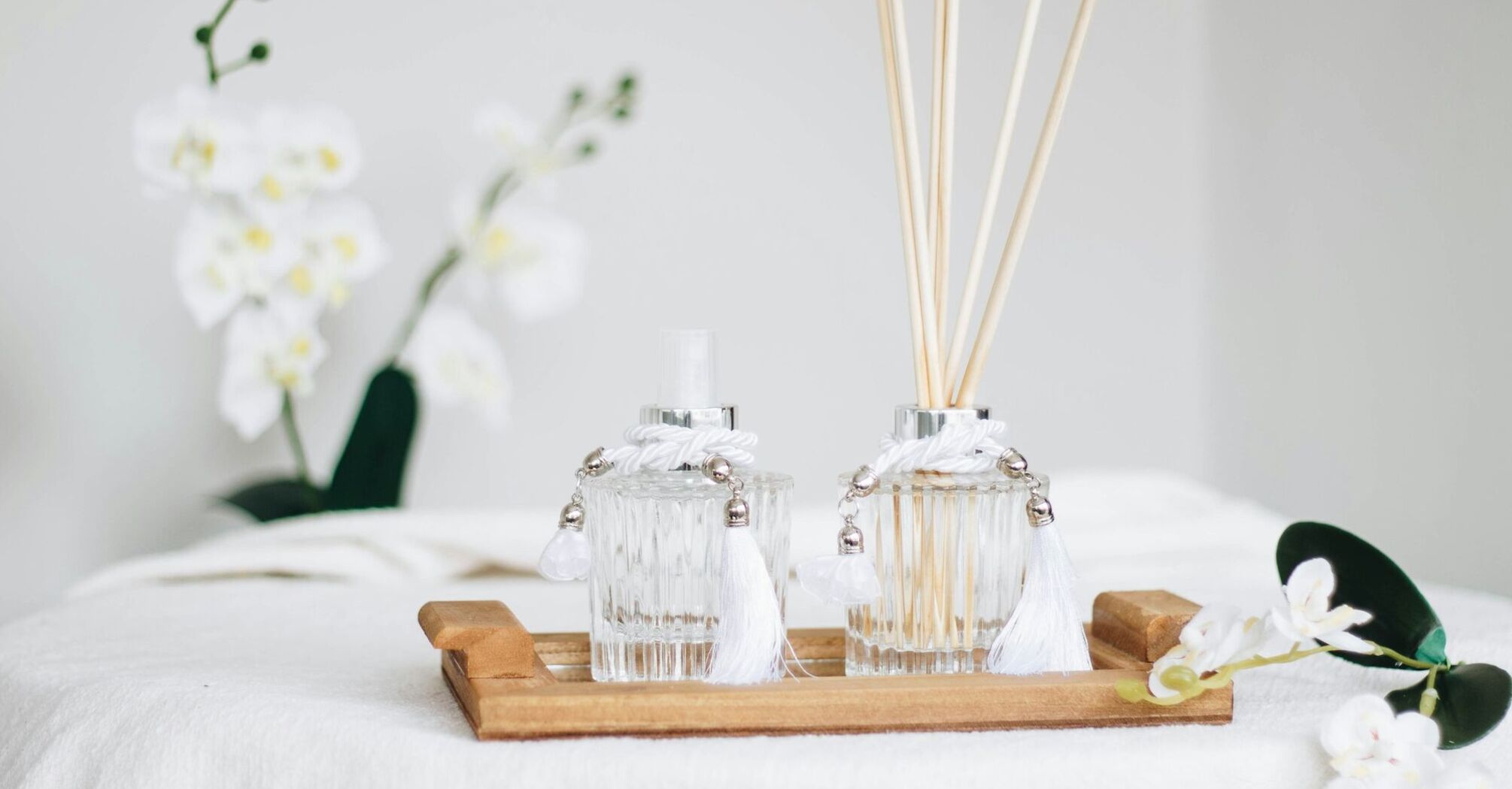 Fragrance diffuser with perfume-inspired ingredients