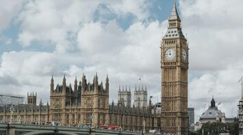 London Westminster Bridge and Big Ben skyline