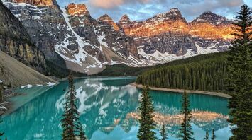 Mountain lake in Banff National Park