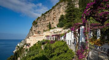 Monk’s Walk at Anantara Convento di Amalfi Grand Hotel with sea and cliff views