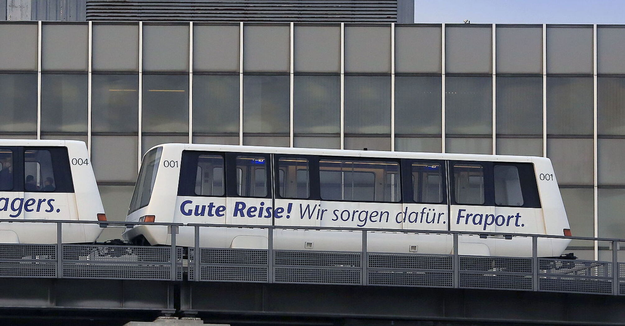 Sky Line people mover train at Frankfurt Airport