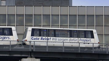 Sky Line people mover train at Frankfurt Airport