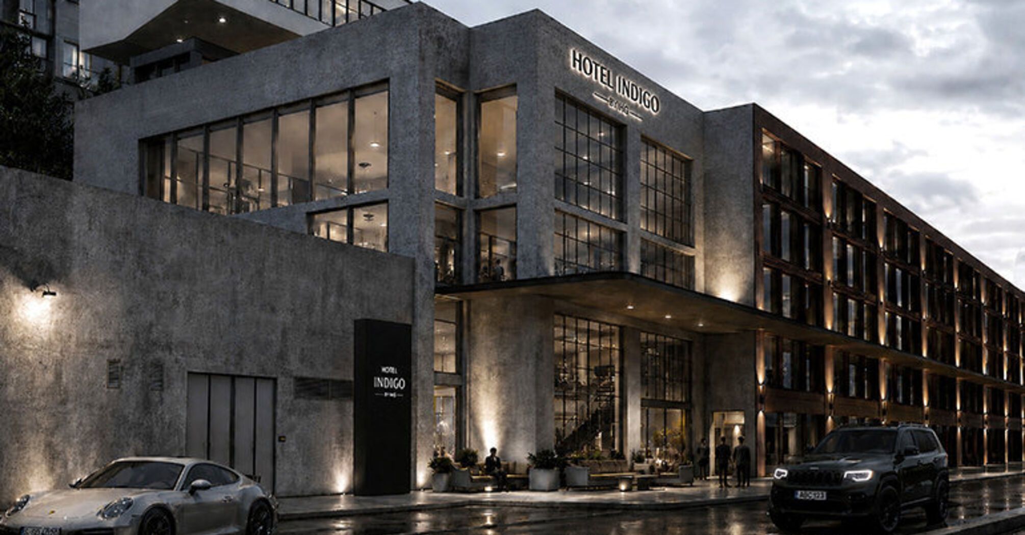 Rendering of Hotel Indigo Stockholm – Kvarnholmen