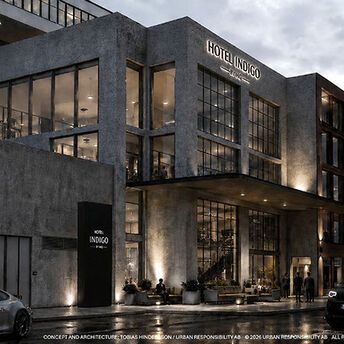 Rendering of Hotel Indigo Stockholm – Kvarnholmen