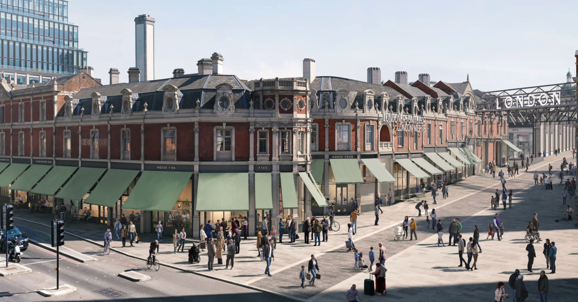 Rendering of London Museum’s new Smithfield exterior