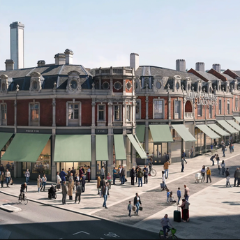 Rendering of London Museum’s new Smithfield exterior
