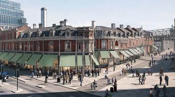Rendering of London Museum’s new Smithfield exterior