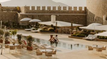 Pool area at Mamula Island by Banyan Tree