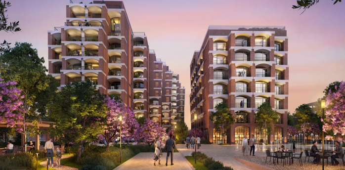 Rendering of Hilton Thessaloniki in the FIX district