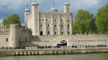 Tower of London beside the River Thames