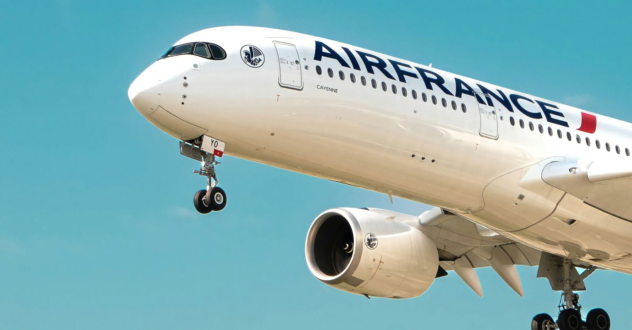 Air France passenger aircraft in flight
