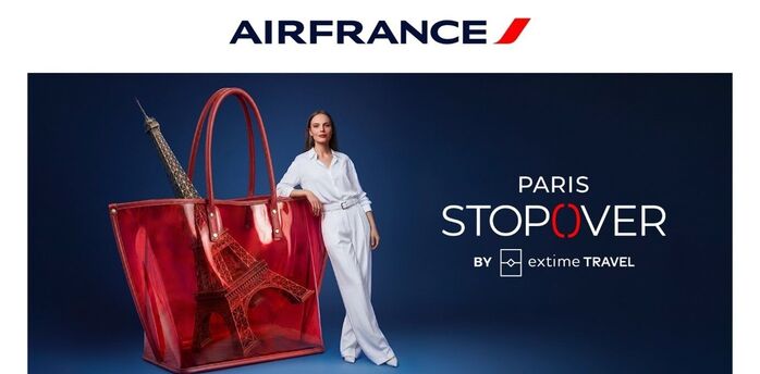 Air France Paris Stopover promotional graphic