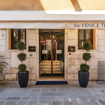 Entrance to The Venice Times Hotel
