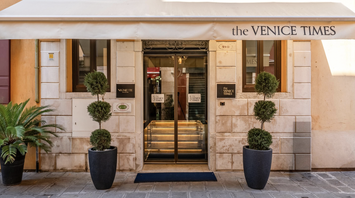 Entrance to The Venice Times Hotel