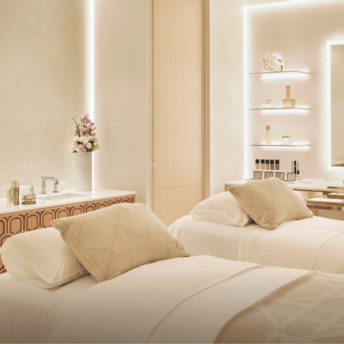 Dior spa treatment room at Grand Hotel Timeo