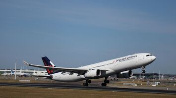 Brussels Airlines aircraft taking off