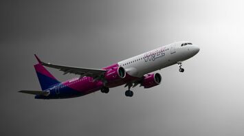 Wizz Air aircraft taking off