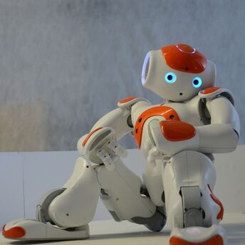 Small humanoid toy robot